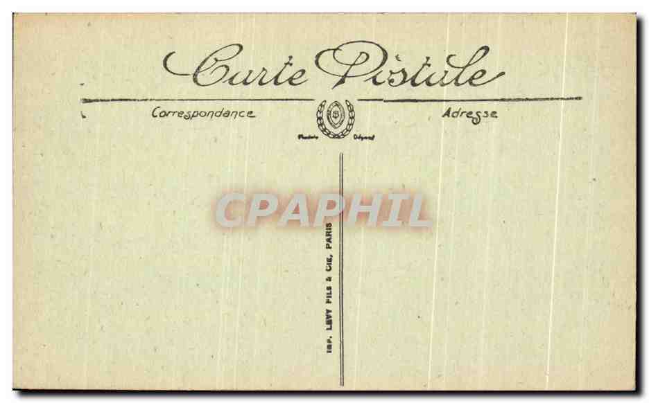CPA Le Mont Dore L'Etablissement Thermal Salle des Pas Perdus — Verso