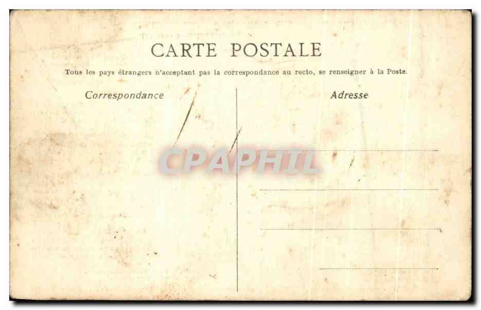 CPA Rien Paroles et Masique de Queyriaux et Chicot — Rückseite