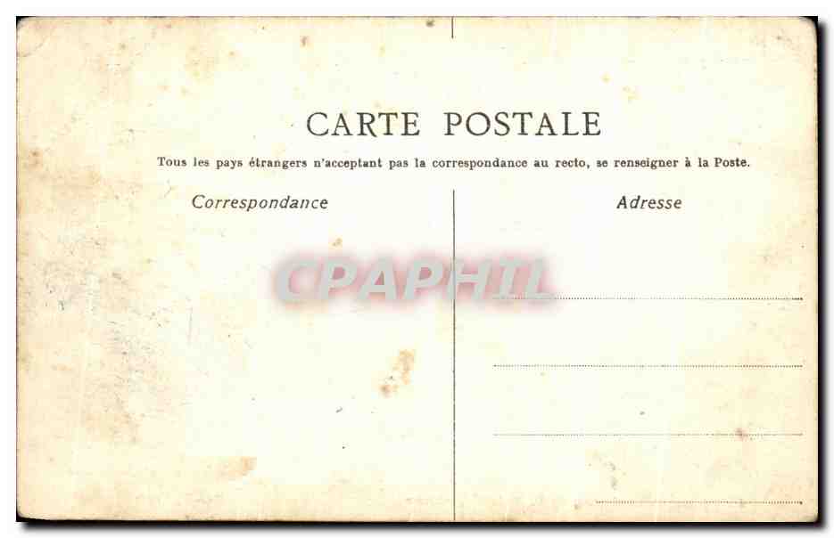 CPA Le Cor Paroles de Alfred de Vigny Flegier  — Rückseite
