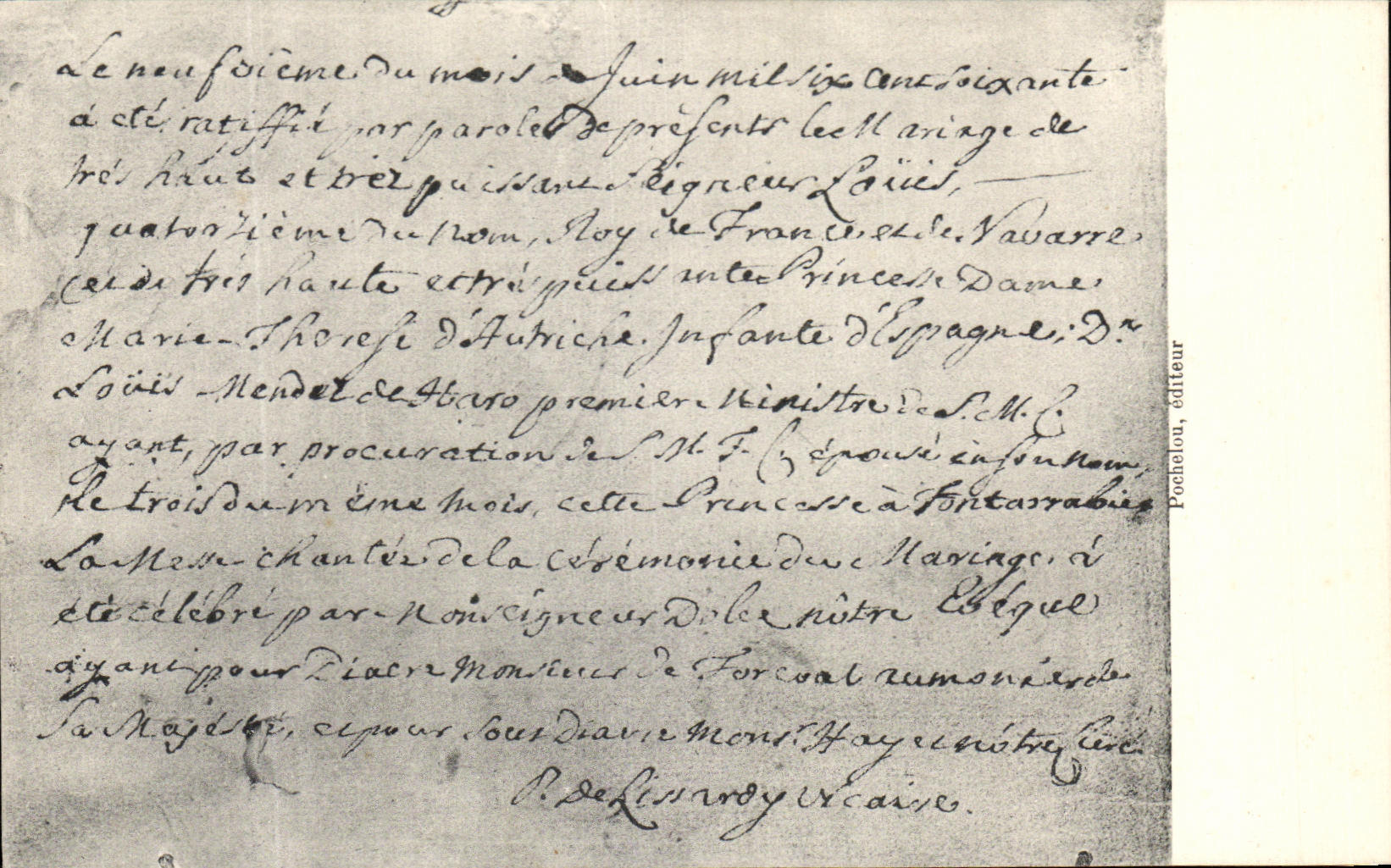 CPA Histoire Mariage Louis Roi de france 