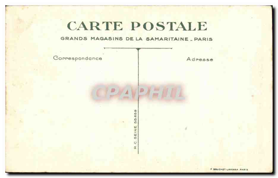CPA Oh Comme Papa a Lance Haut La Balle — Rückseite