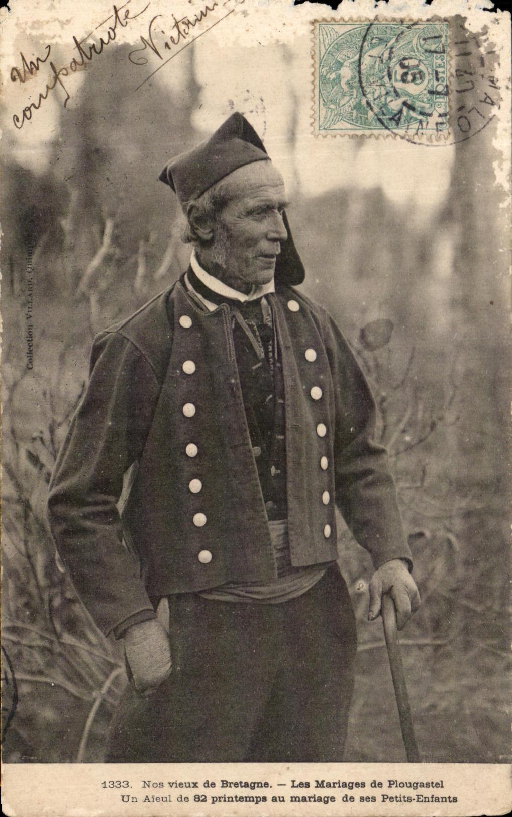 CPA Nos vieux De Bretagne Les Mariages De Plougastel Folklore 