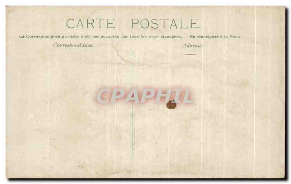 CARTE PHOTO A la campagne  — Rückseite