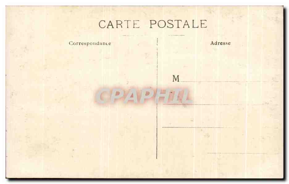 CARTE PHOTO Eglise  — Rückseite