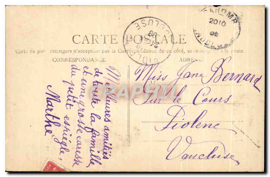 CPA Fantaisie Enfant Paques  — Rückseite