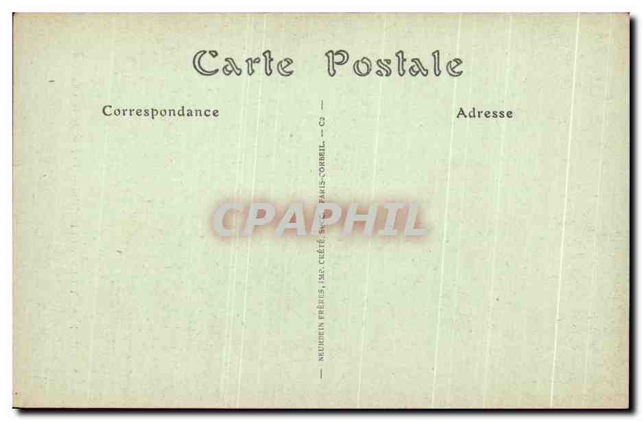 CPA Chateaux Des Allinges Entree De La Chapelle — Rückseite
