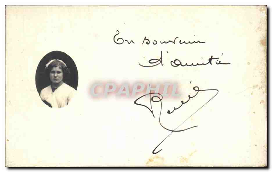 Infirmière — carte postale signée — Paris, éditeur non identifié