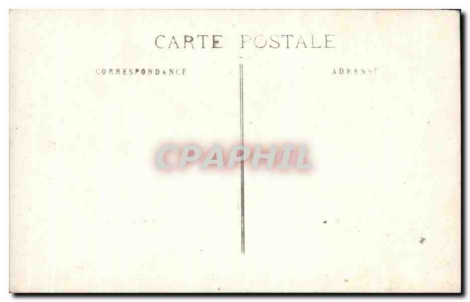 CARTE PHOTO Maison Enfants  — Verso
