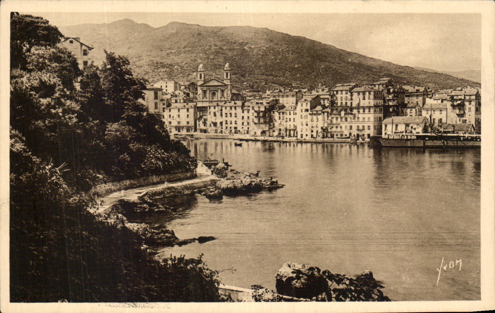 CPA Bastia Vue Sur Le Vieux Port Corse Corsica