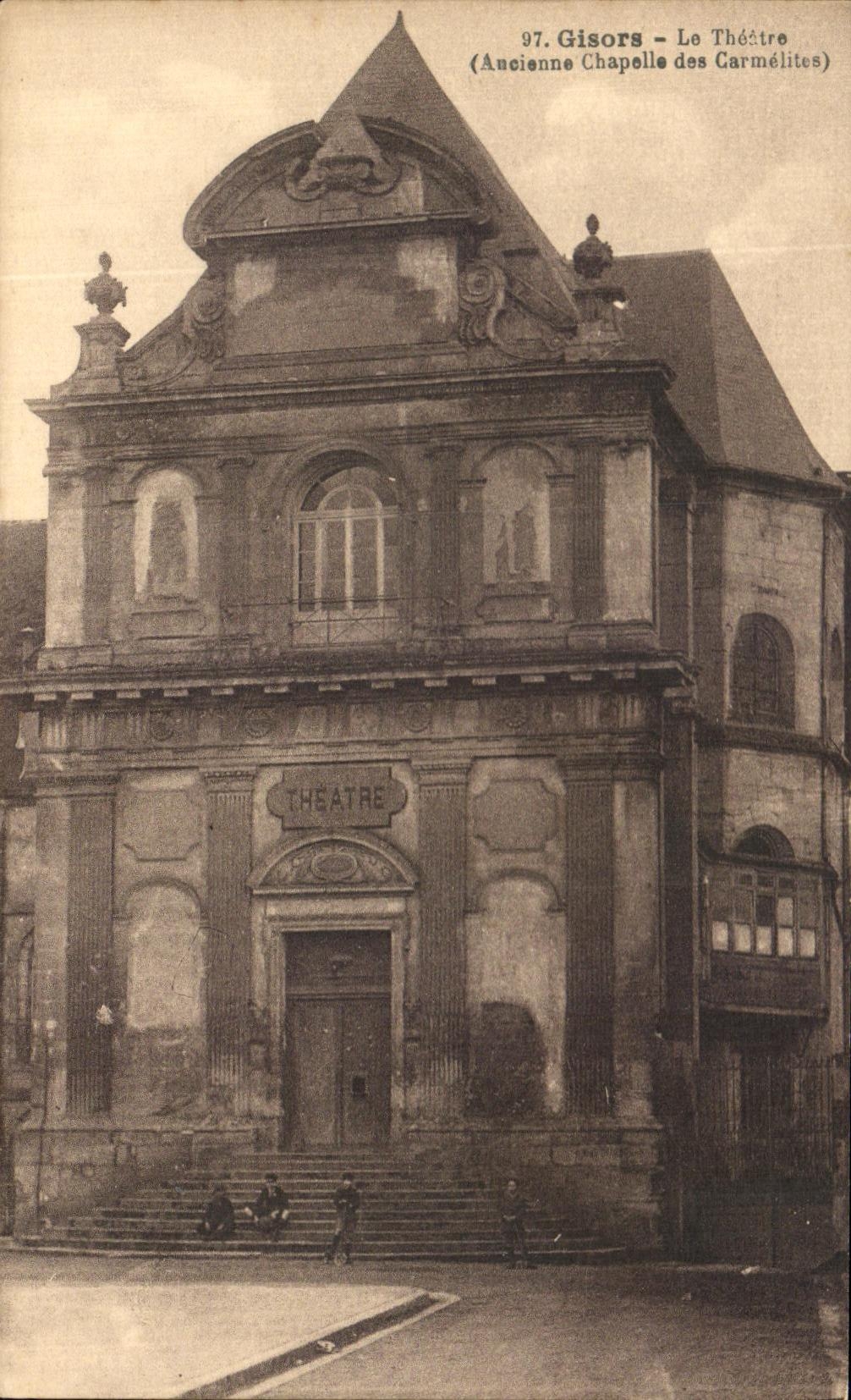 CPA Gisors Le Theatre Ancienne chapelle des Carmelites