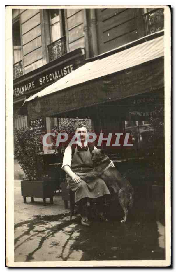 Veterinary Specialist — in front of his office — unidentified publisher