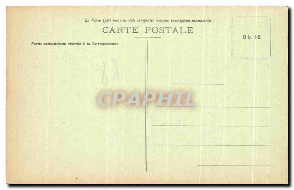 CPA Plombieres Route d'Epinal — Rückseite