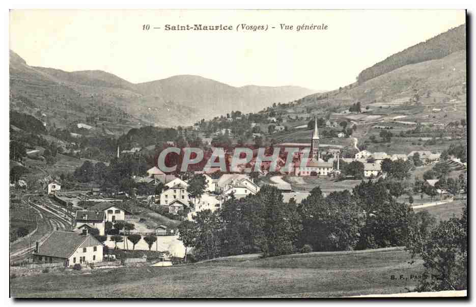 CPA Saint Maurice Vue Generale