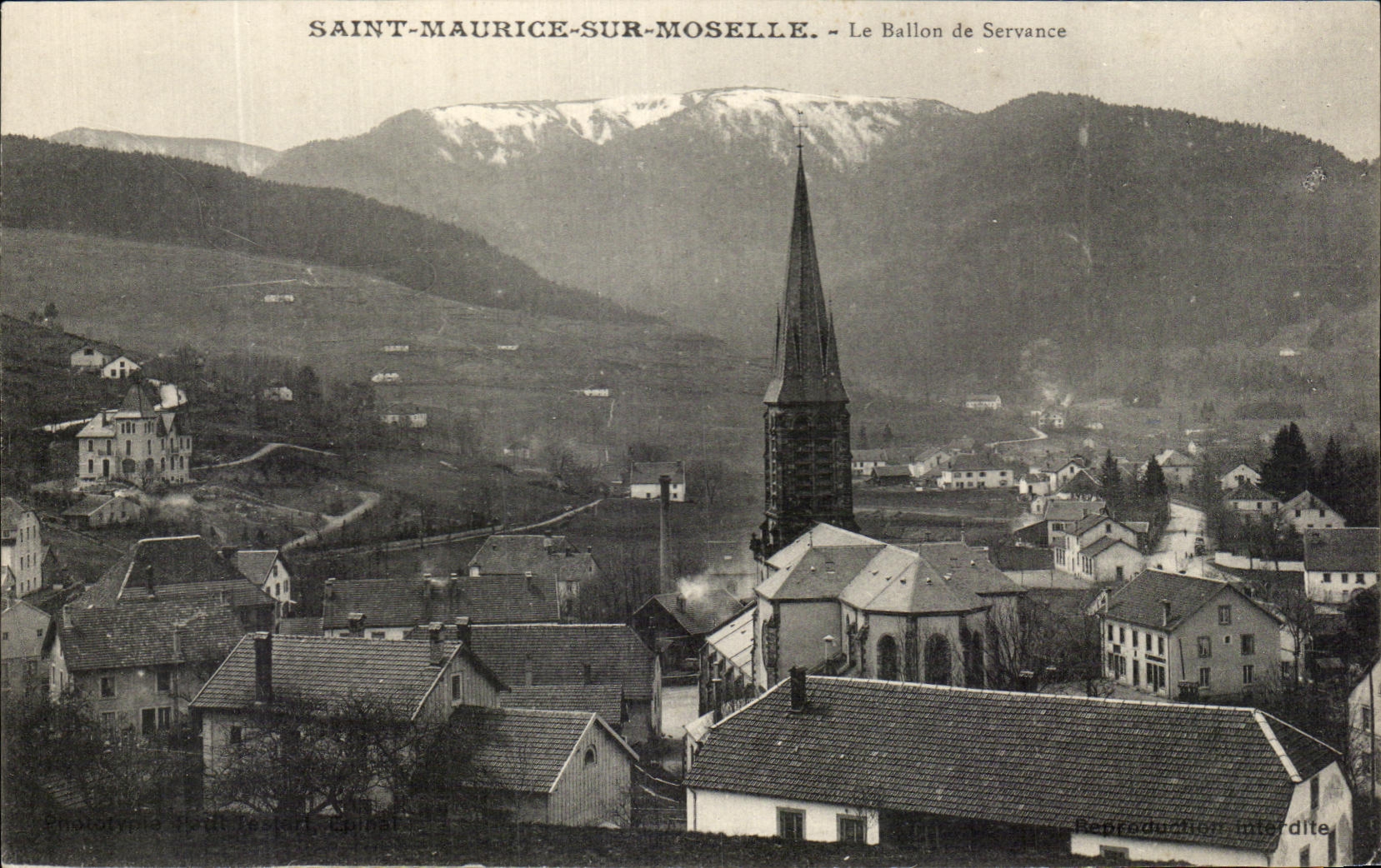 CPA Saint Maurice Sur Moselle Le Ballon de Servance