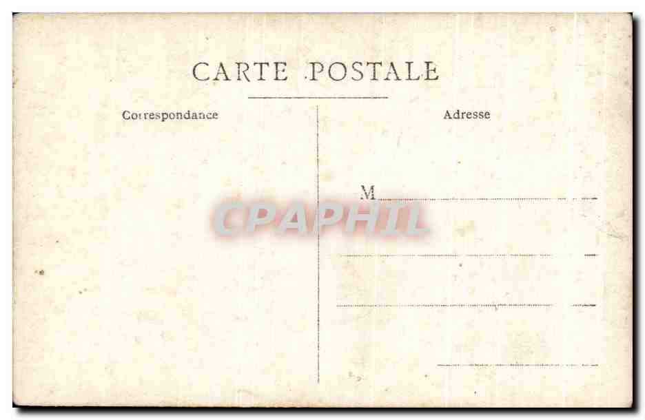 CARTE PHOTO Femme Folklore — Back