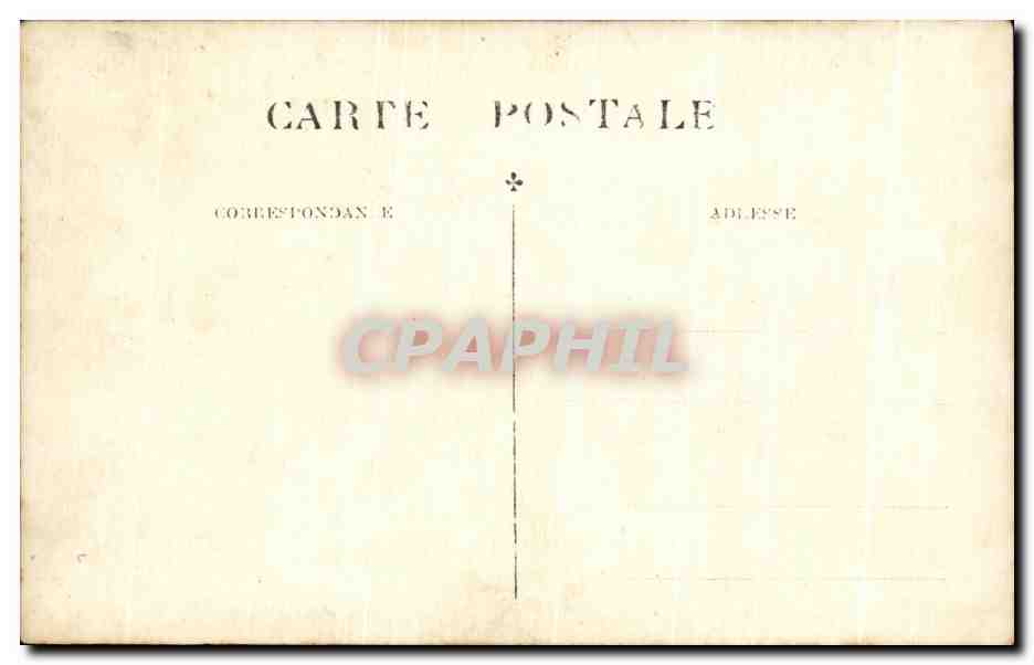 CARTE PHOTO Homme — Verso