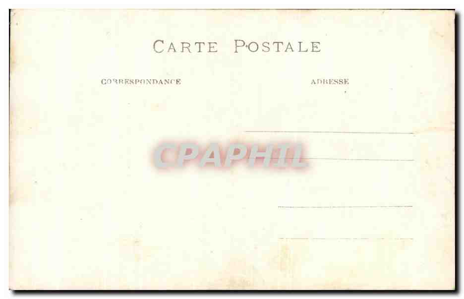 CARTE PHOTO Femme et enfants — Rückseite