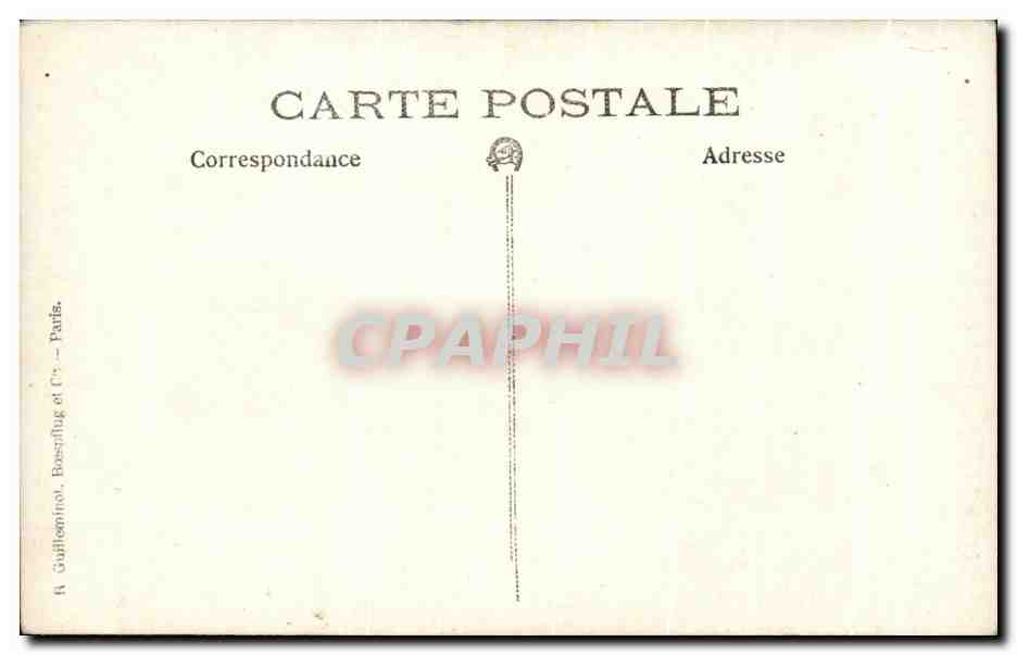 CARTE PHOTO Femme  — Rückseite