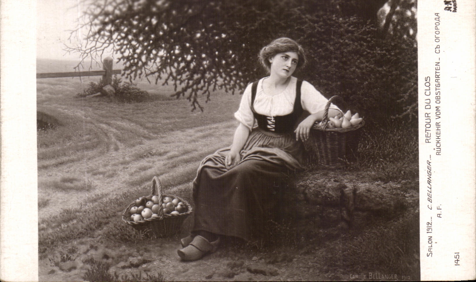 CPA Salon 1912 Bellanger Retour Du Clos 