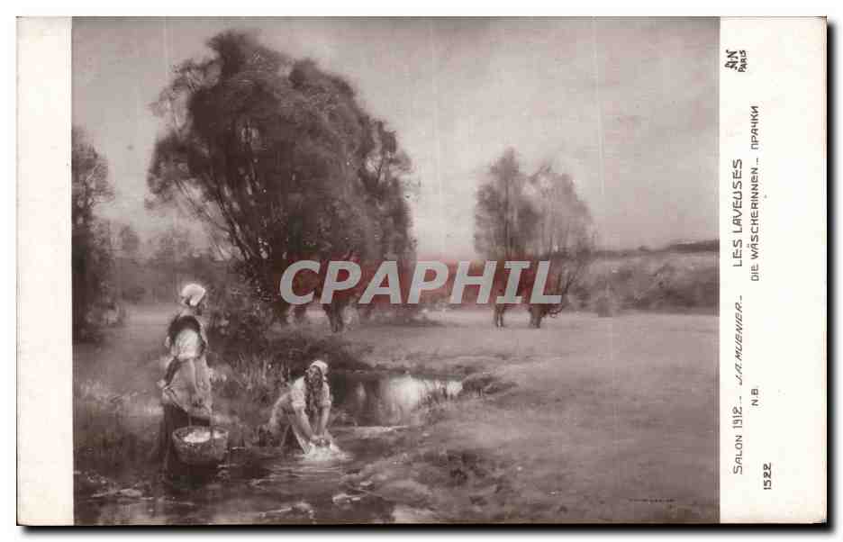 CPA Salon 1912 Les Laveuses 