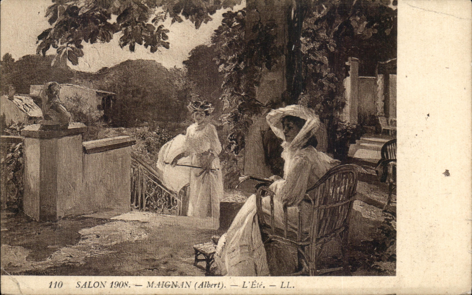 CPA Salon 1908 Maignan L'Ete Femmes