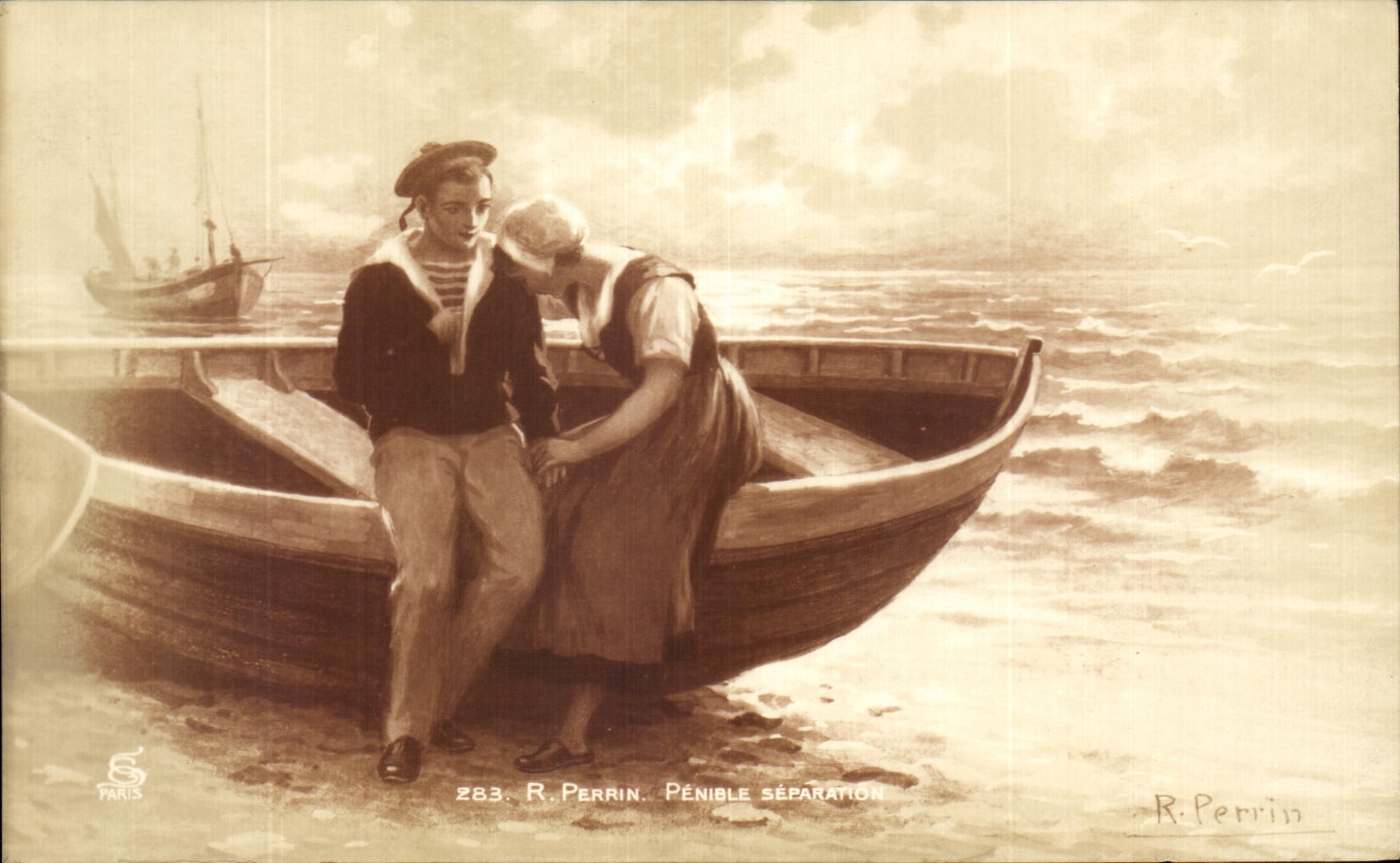Pénible séparation — R. Perrin — Paris, n°283