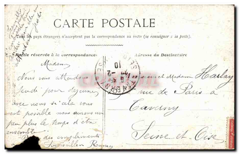 CPA Les Papilionnes et les Fleurs Des Petits enfants sont les Soeurs — Verso