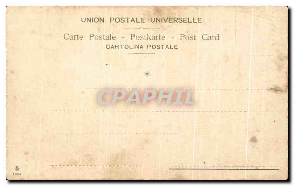 CPA Fantaisie Fleurs  — Verso