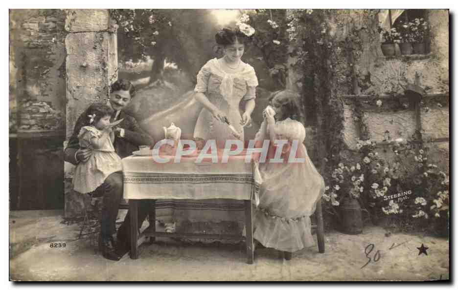 CPA Fantaisie Femme Enfants 