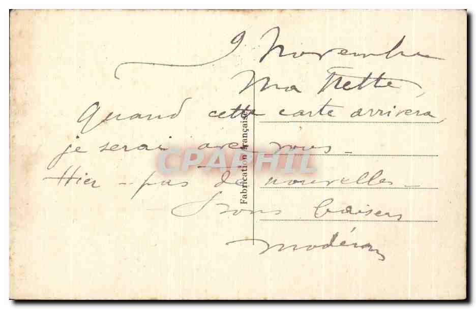 CPA Fantaisie Fleurs — Verso
