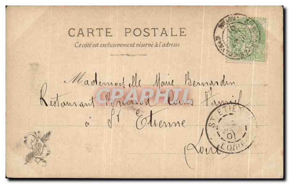 CPA Salon 1901 A l'ombre Femmes Lu Alleaume  — Rückseite