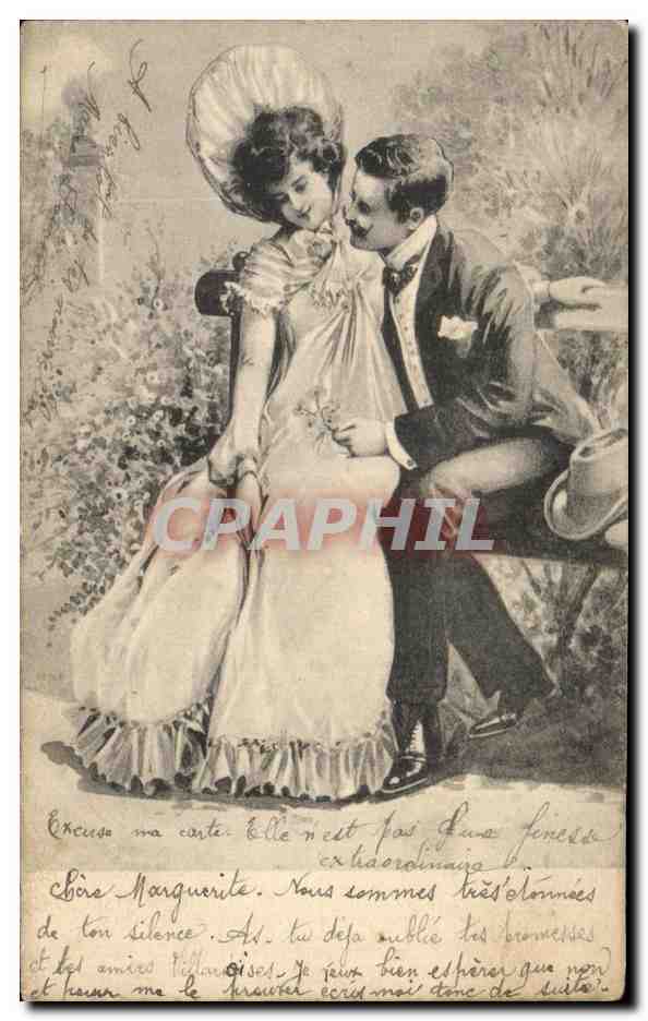 CPA Fantaisie Femme