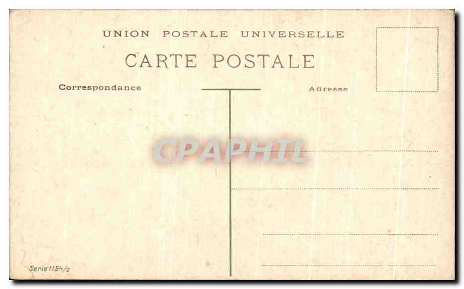 CPA Fantaisie Femme et enfant — Verso