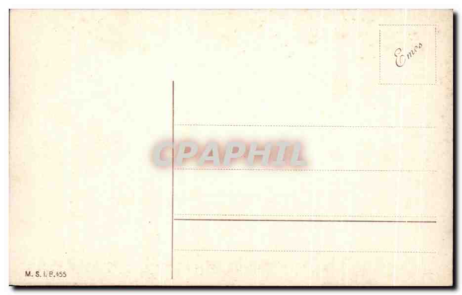CPA Fantaisie Vaches Moutons  — Rückseite