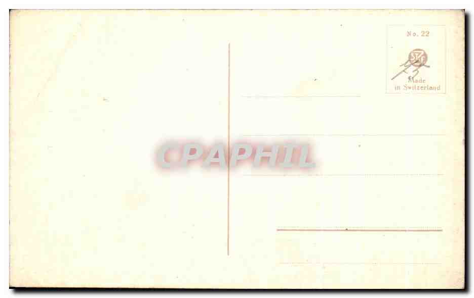 CPA Fantaisie  — Verso