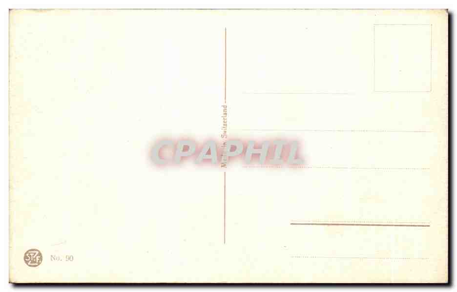 CPA Fantaisie  — Verso
