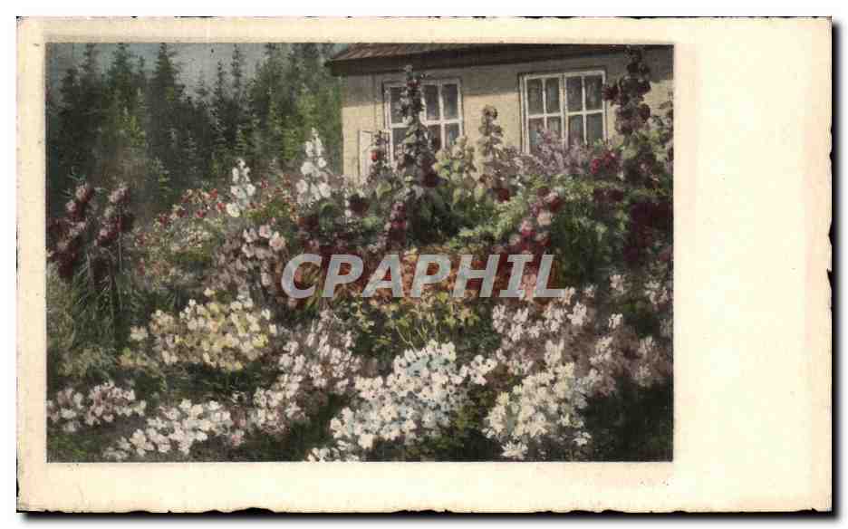 CPA Fantaisie Fleurs 
