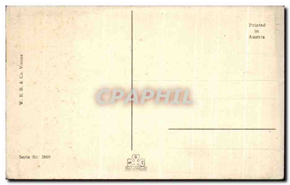 CPA Fantaisie Femme et canards — Verso