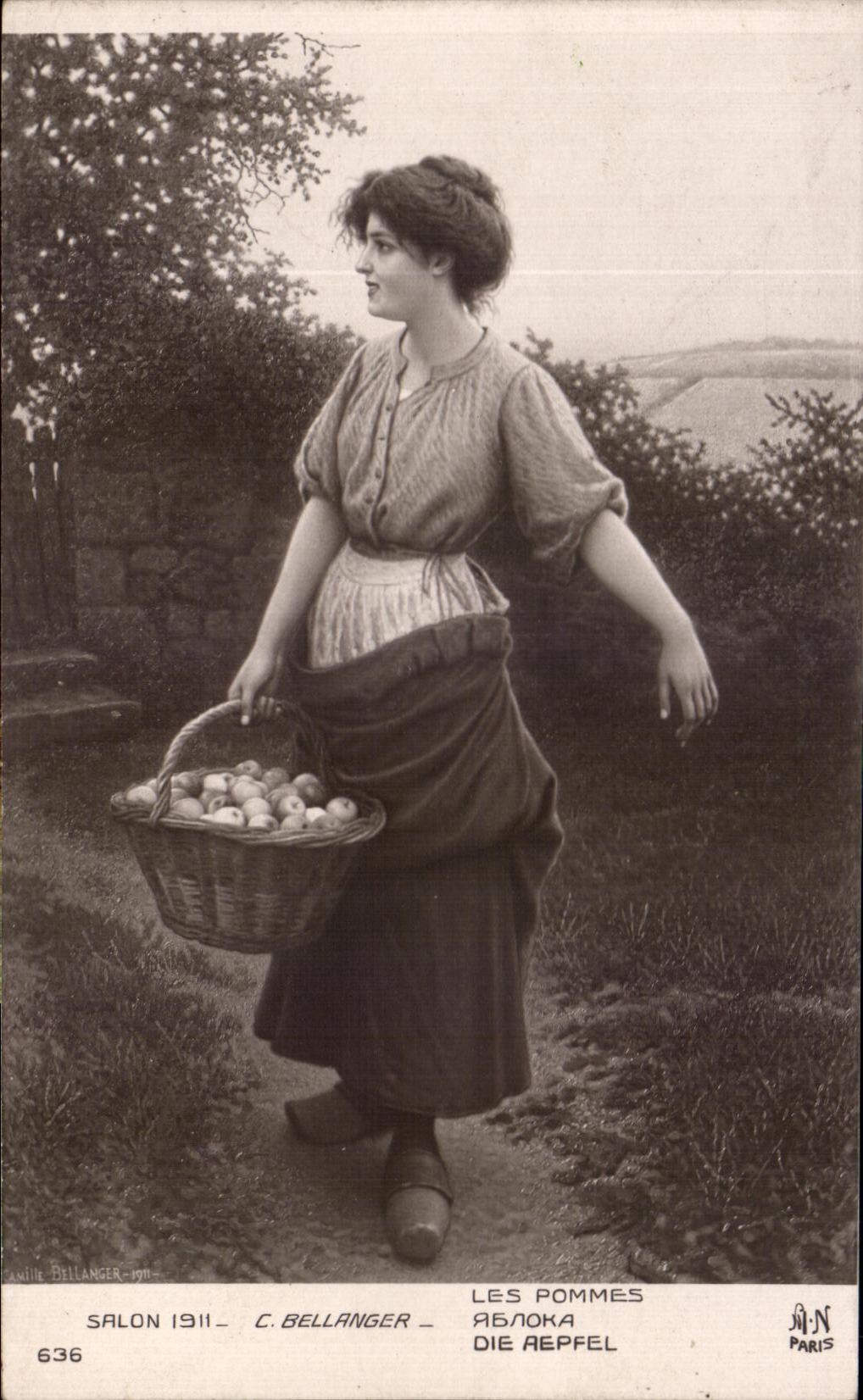 CPA Bellanger Les Pommes Salon 1911 