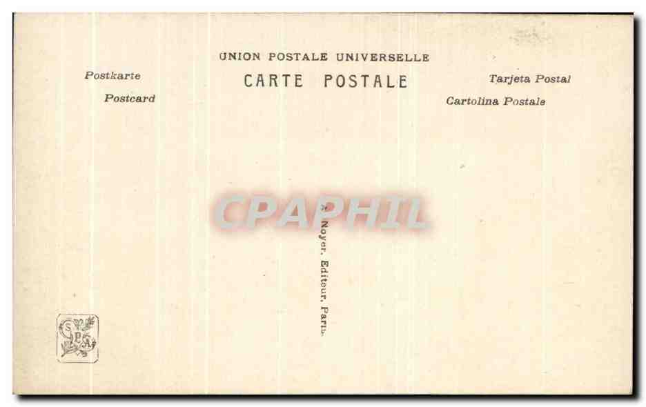 CPA Bellanger Les Pommes Salon 1911  — Verso