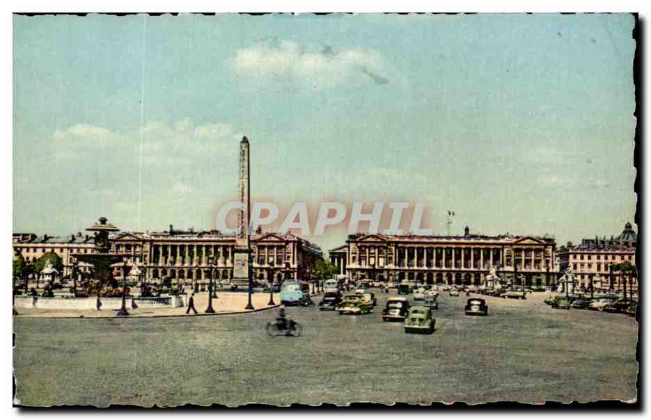 CPA Paris La Place de la Concorde