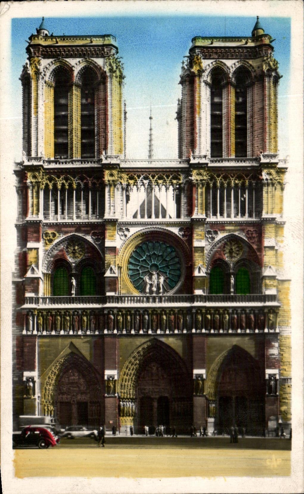 CPA Paris Notre Dame La facade