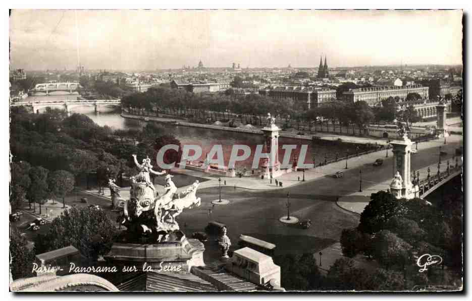 CPA Paris Panorama de la Seine 