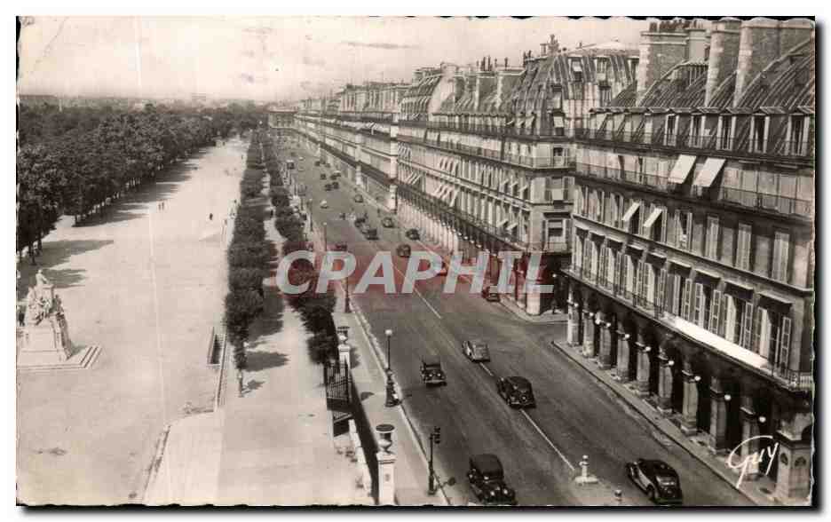 CPA Paris Et Ses Merveilles Rue de Rivoli et jardin des Tuileries