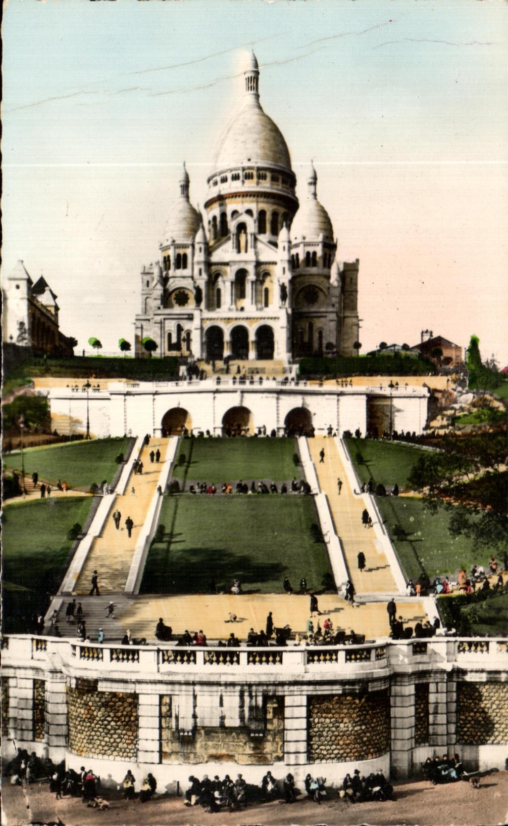 París - El Sagrado Corazón — vista panorámica — Foto Véritable