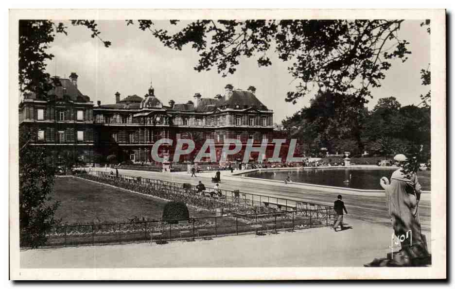 CPA Paris En Flanant Palais et Jardin du Luxembourg