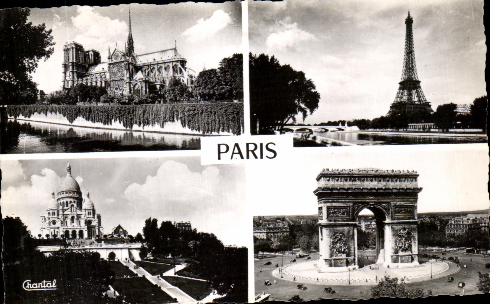 Paris — Notre-Dame, Tour Eiffel, Sacré-Cœur, Arc de Triomphe — Chantal