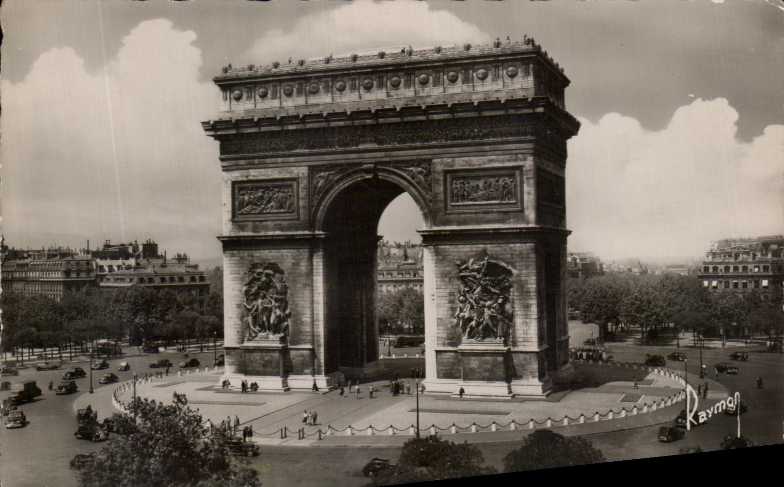 CPA Images De Paris Place de l'Etoile et l Arc de Triomphe