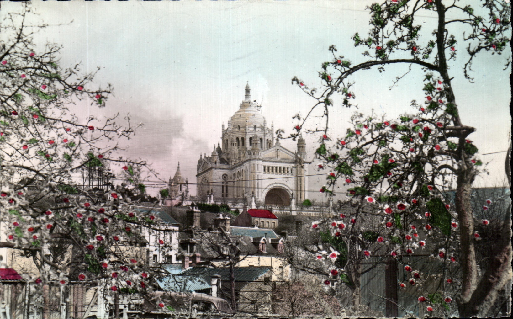 CPA Lisieux Vue Sur La Basilique