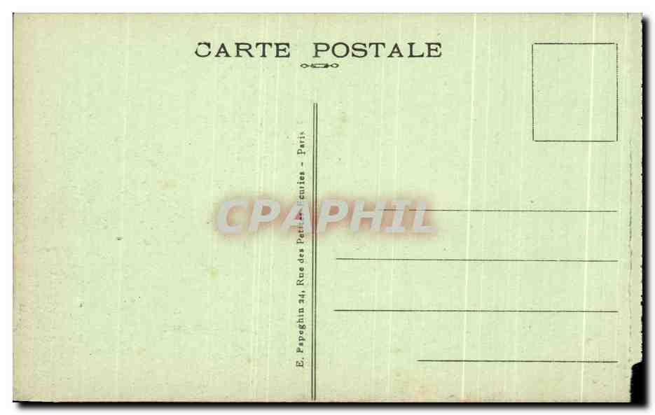 Paris — Panorama der acht Brücken — A. P. — Rückseite